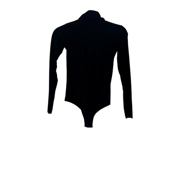 Commando Women's Ballet Long Sleeve Mockneck Bodysuit Black Size XS NWOT - Picture 6 of 11